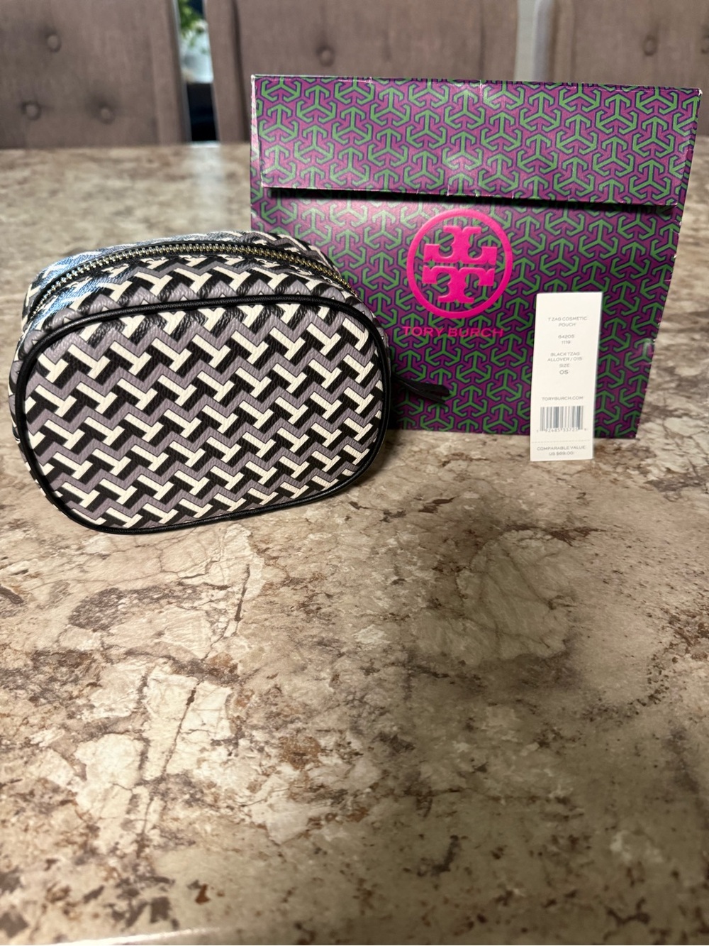 Tory Burch Cosmetic Pouch🧡